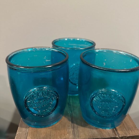 San Miguel 100% recycled glass. Set of 3! - Picture 1 of 1
